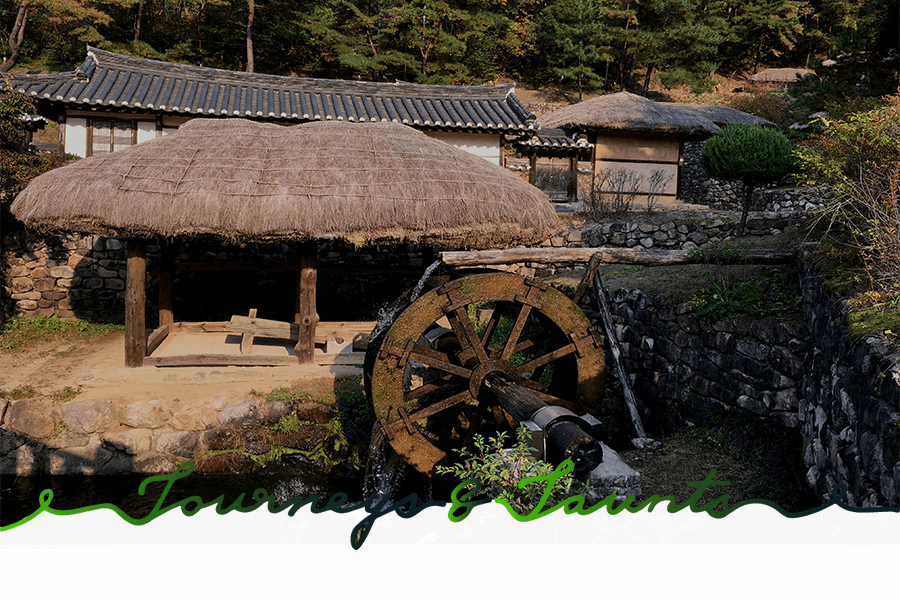 Andong town in South Korea