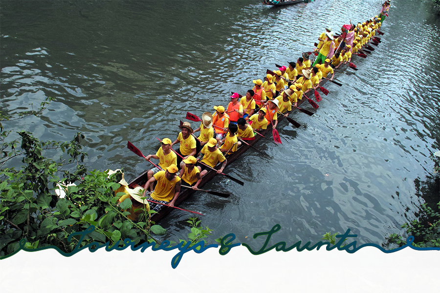 Boat races during Dragon Boat Festival in China